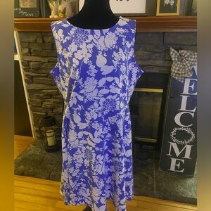Talbots Sleeveless Periwinkle Dress NWT